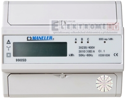 Elektroměr MANELER 9903D 0,05-60A KALIBROVANÝ, POUŽITÝ