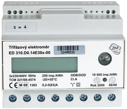 Elektroměr ED310.D0 0,015-63A MID