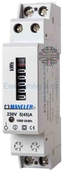 Elektroměr MANELER 9901M, přímé měření 5-45 A