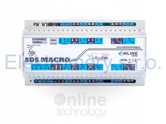 Monitorovací a řídící modul SDS MACRO DIN